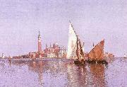 John Douglas Woodward San Giorgio Maggoire, Venice Spain oil painting artist